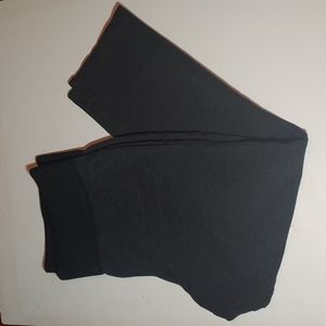 Tribal high-waist dark gray crop pants